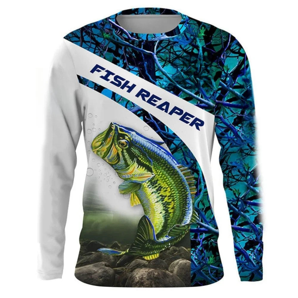 Fishing Shirt Men's T-Shirts Long Sleeve