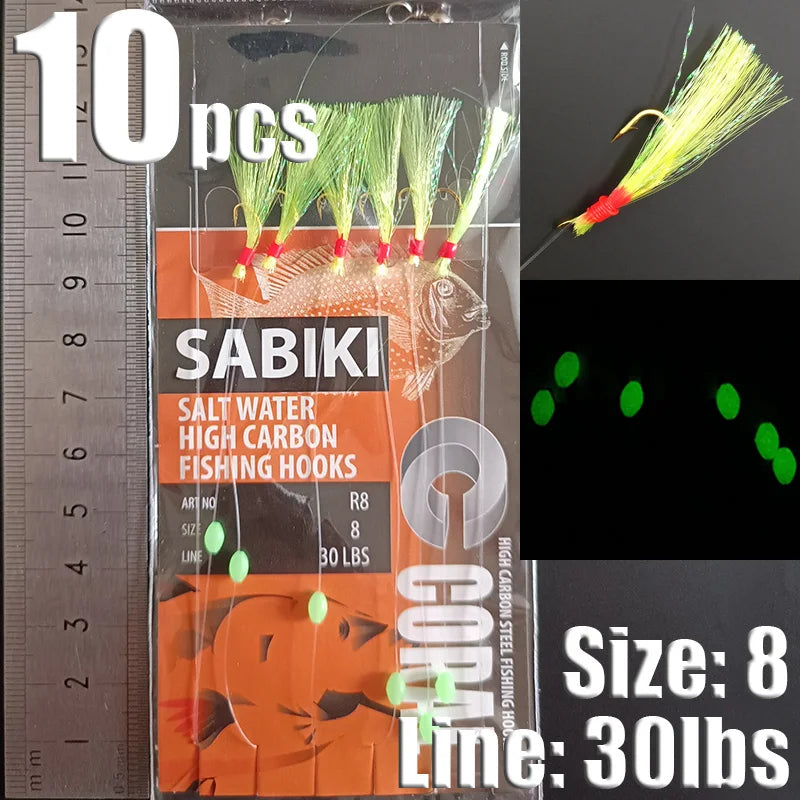 Lunker Sabiki Rigs 10 packs