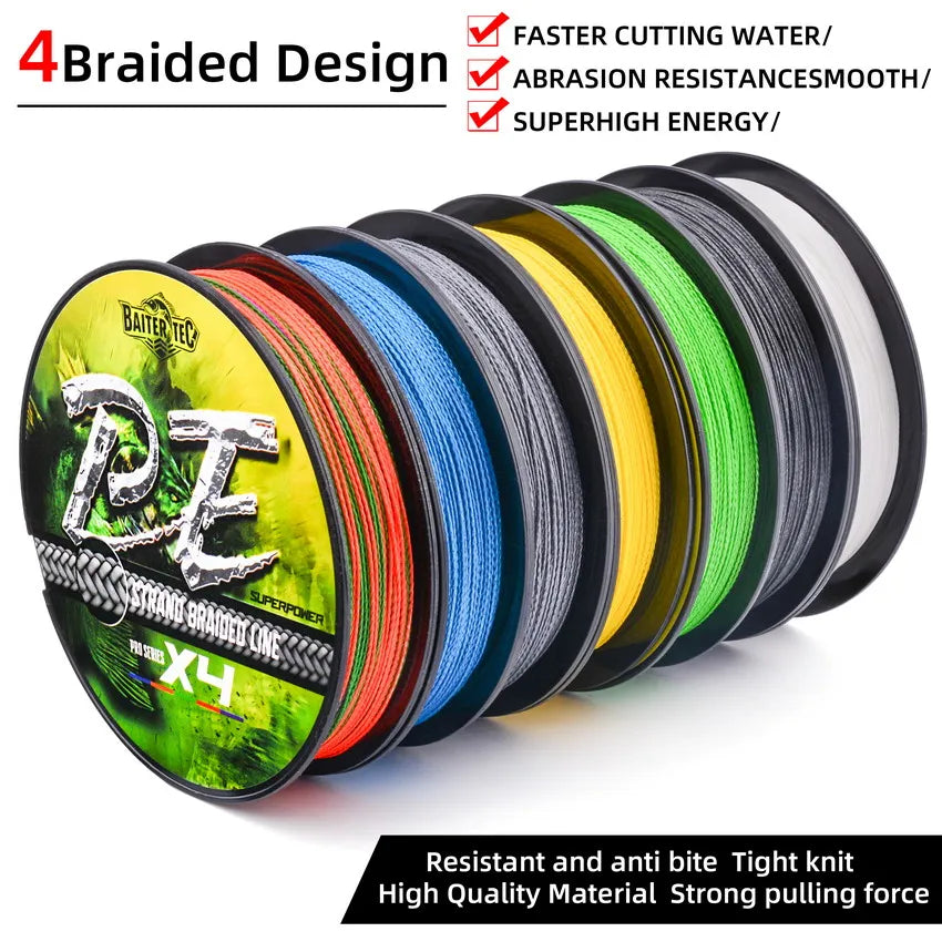 4 Strands Braided Fishing Line