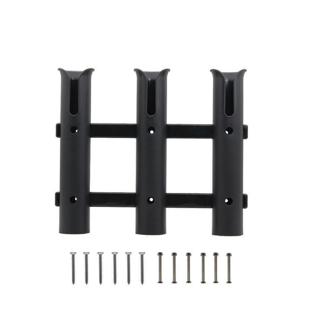 1 Piece Black Or White Plastic Fishing Rod Pole Holder