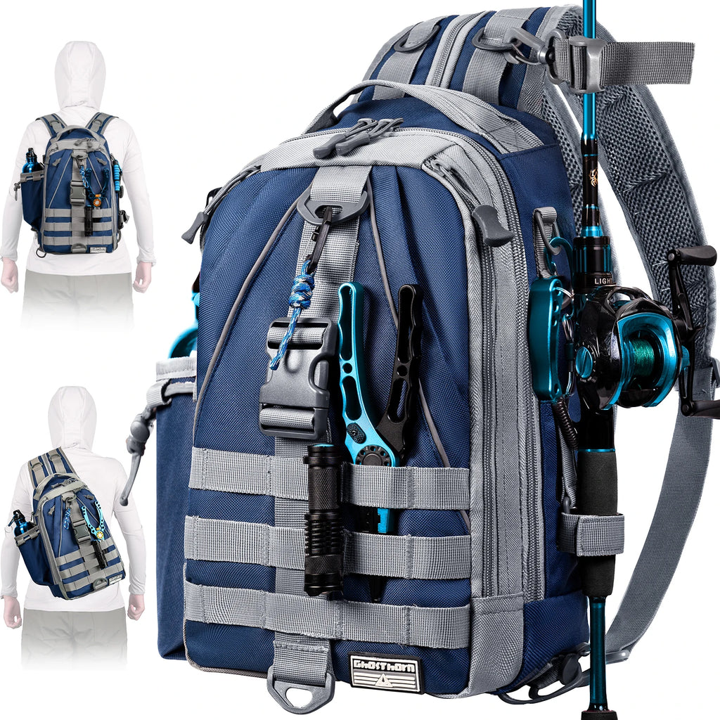 Fishing Backpack Tackle Sling Bag