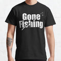Men's Fly Fishing Trout Graphic T-Shirt — Short Sleeve Cotton