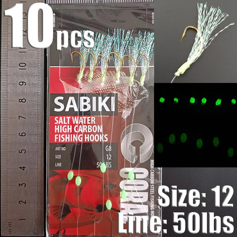 Lunker Sabiki Rigs 10 packs