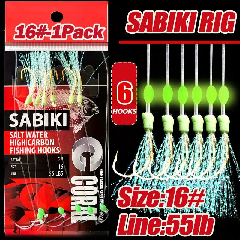 TAKBAS 1/5 Packs Sabiki Rig