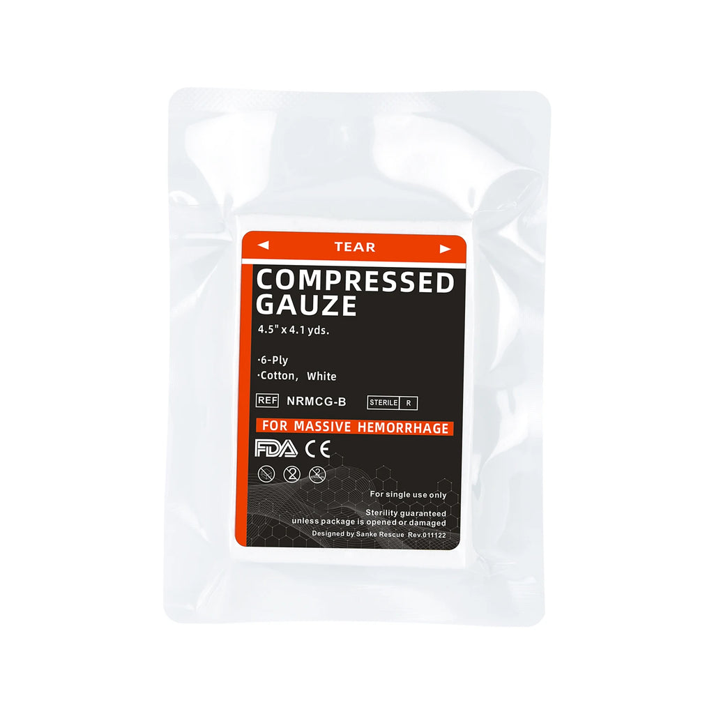 First Aid Compressed Sterile Gauze