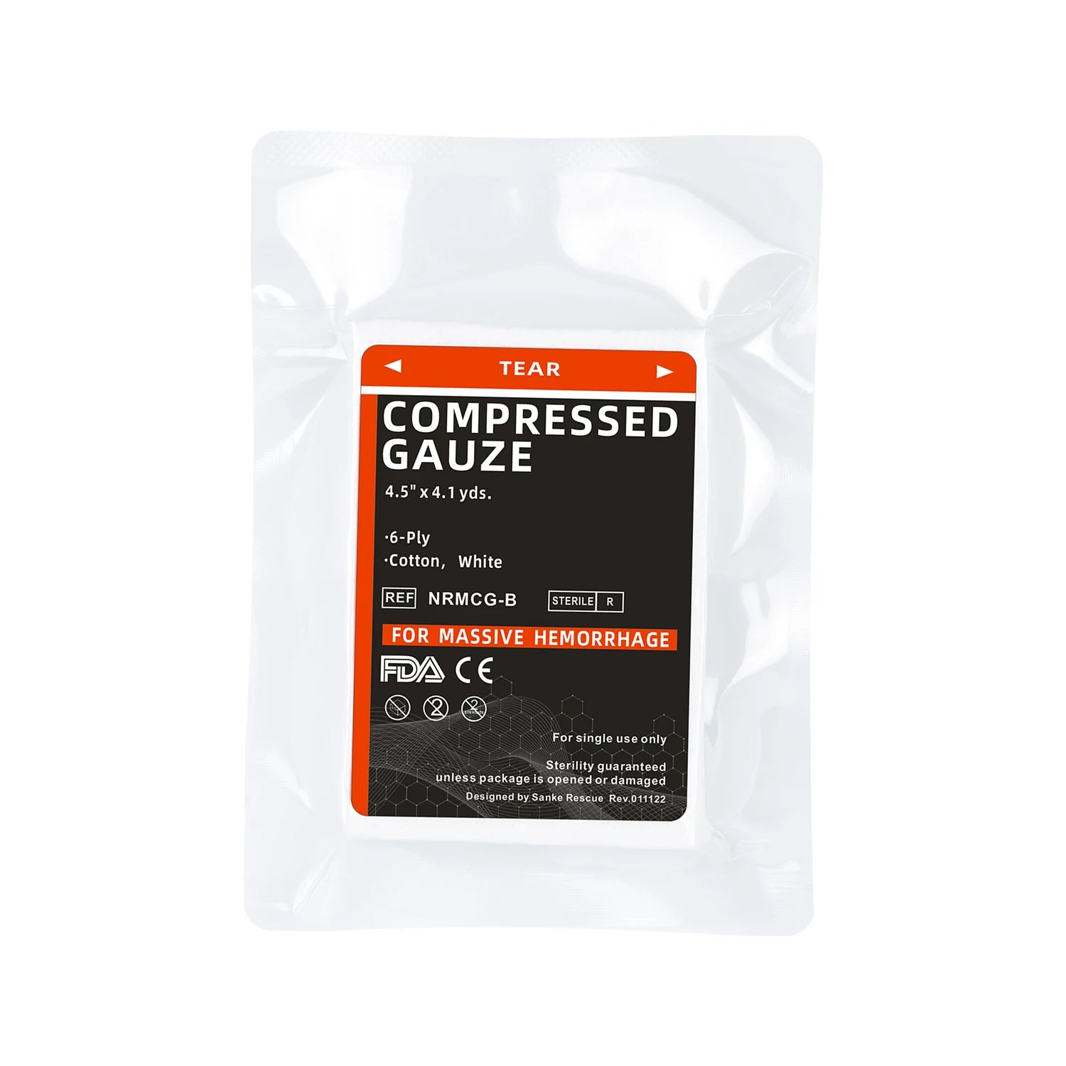 First Aid Compressed Sterile Gauze