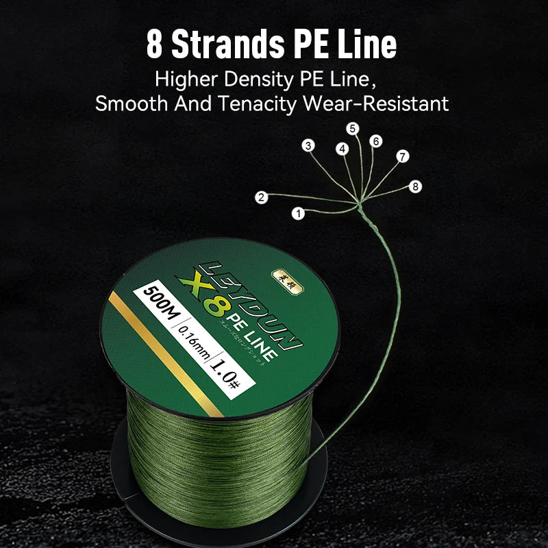 LEYDUN 500m Micro New Fishing Line