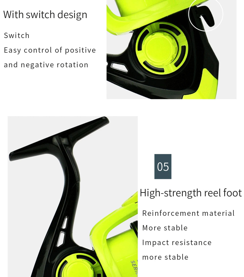 2000-7000 Saltwater Spinning Fishing Reel