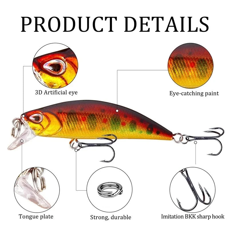 5pcs Fishing Lures Kit