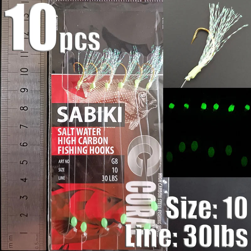 Lunker Sabiki Rigs 10 packs