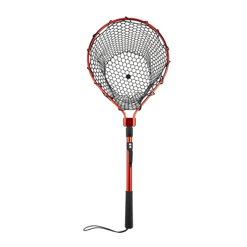Fishing Nets Folding Laning Net Cheap Price Rubber/Silicone Mesh Catch 14kg Fish Lure Fishing Tool Anglers Accessory