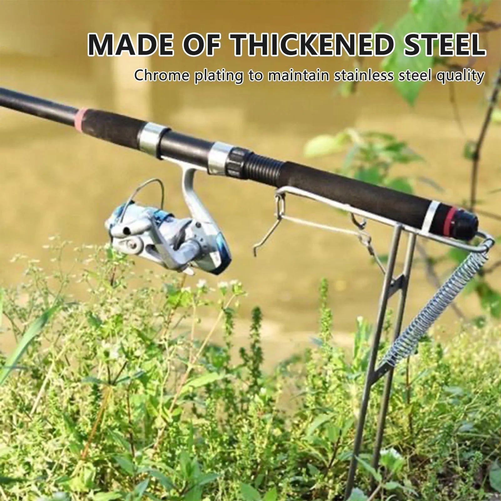 Automatic Spring Fishing Rod Holder