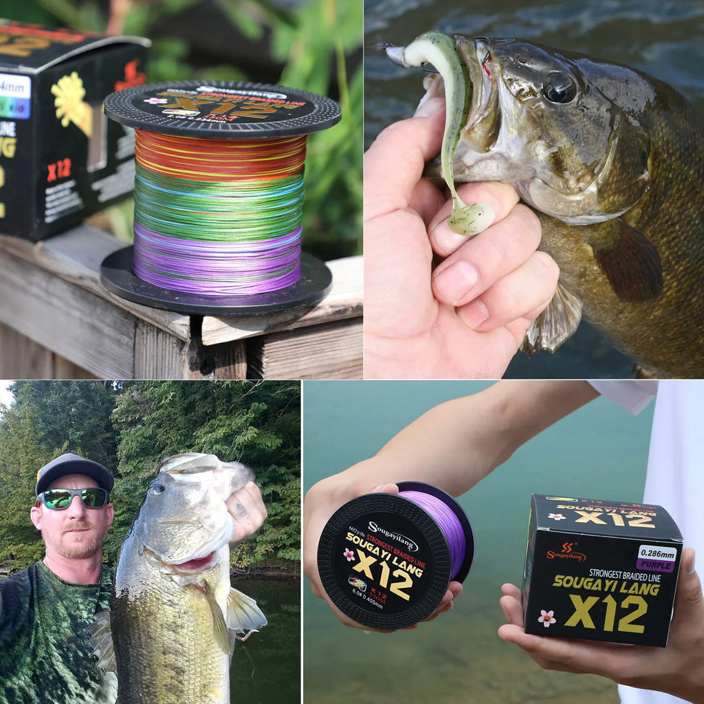 Sougayilang X12 12-strand Braided Fishing Line