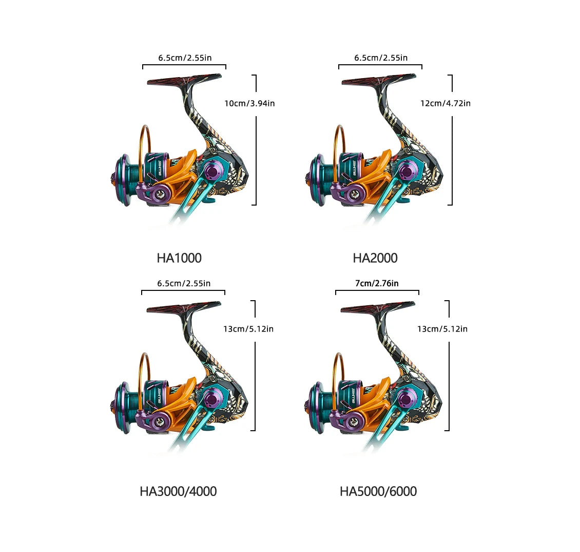 BILLINGS HA Spinning Reel