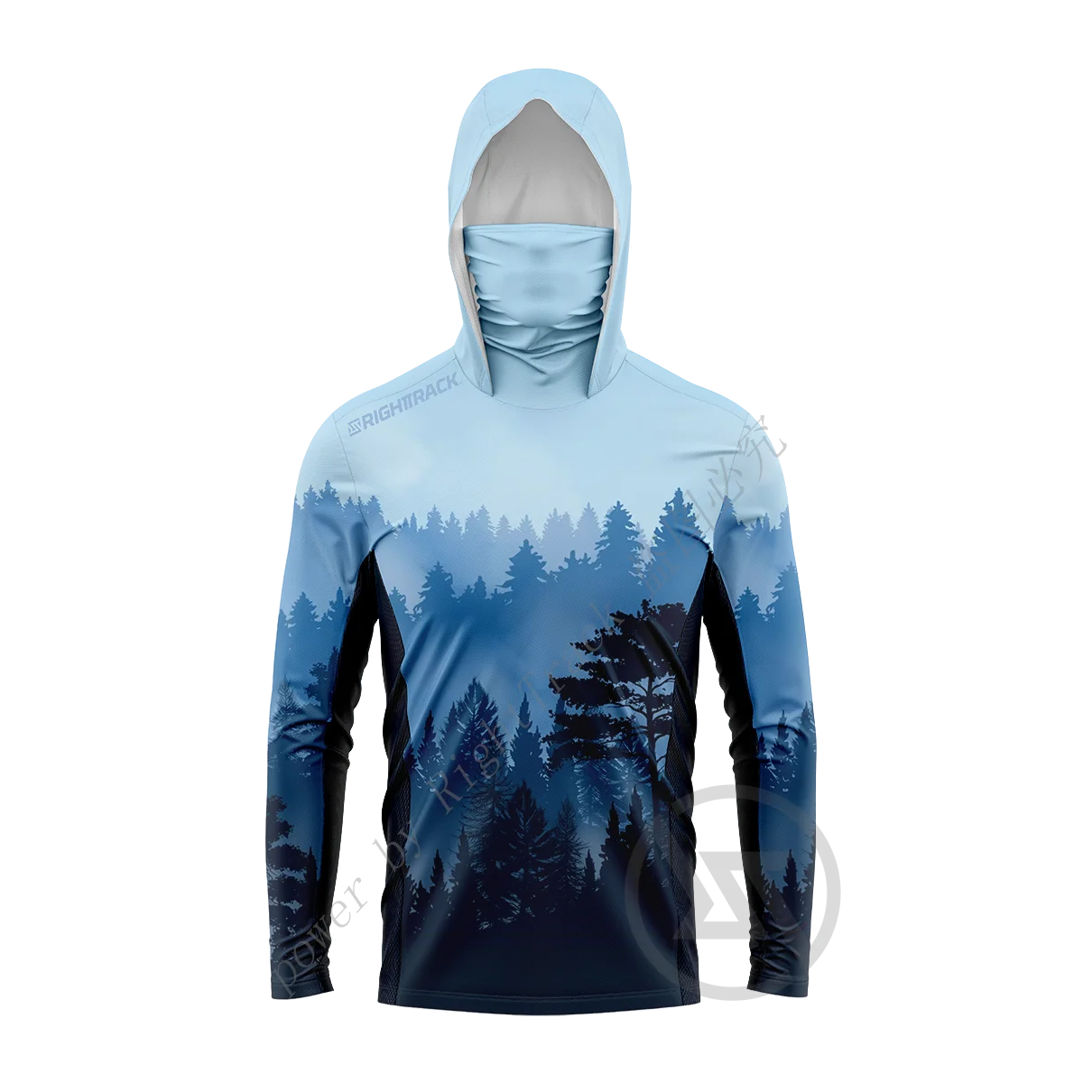 Men's Hooded Fishing Jersey — Long Sleeve, UPF UV Protection