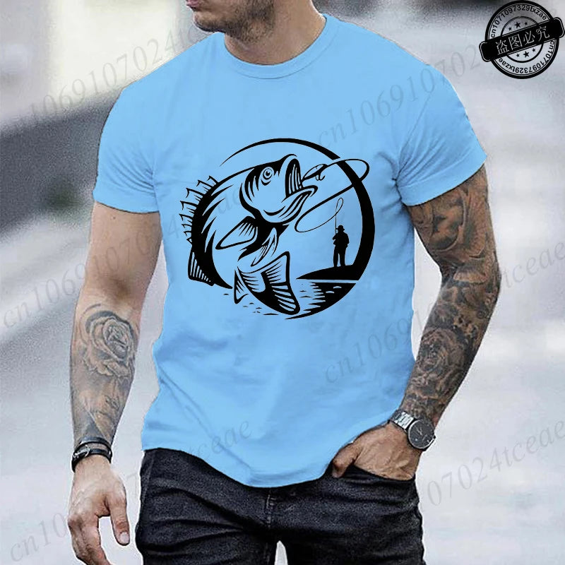Fishing Graphic T-Shirt for Men