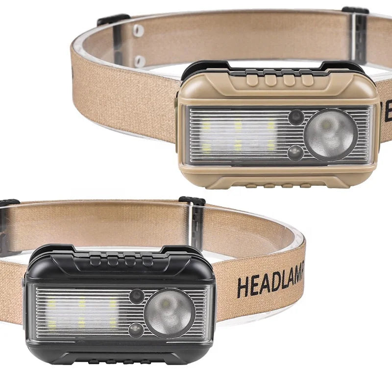 Lighting  LED Rechargeable Headlamp High Lumen Bright Head Lamp Waterproof