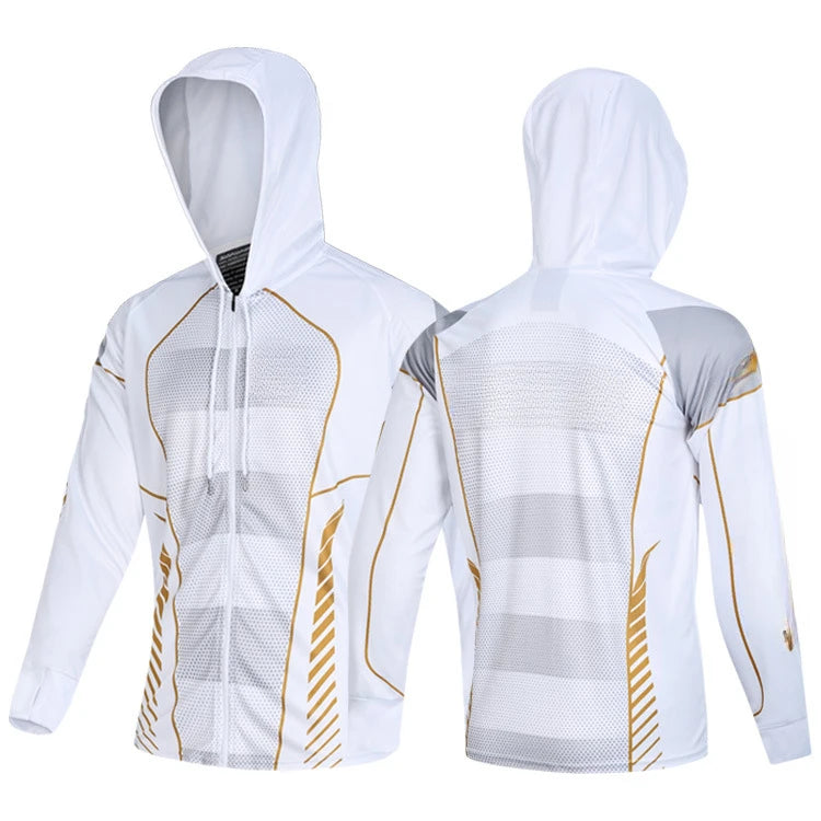 Men's Long Sleeve Fishing Shirt — UPF Sun Protection, Quick-Dry