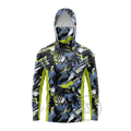 Men's Hooded Fishing Jersey — Long Sleeve, UPF UV Protection
