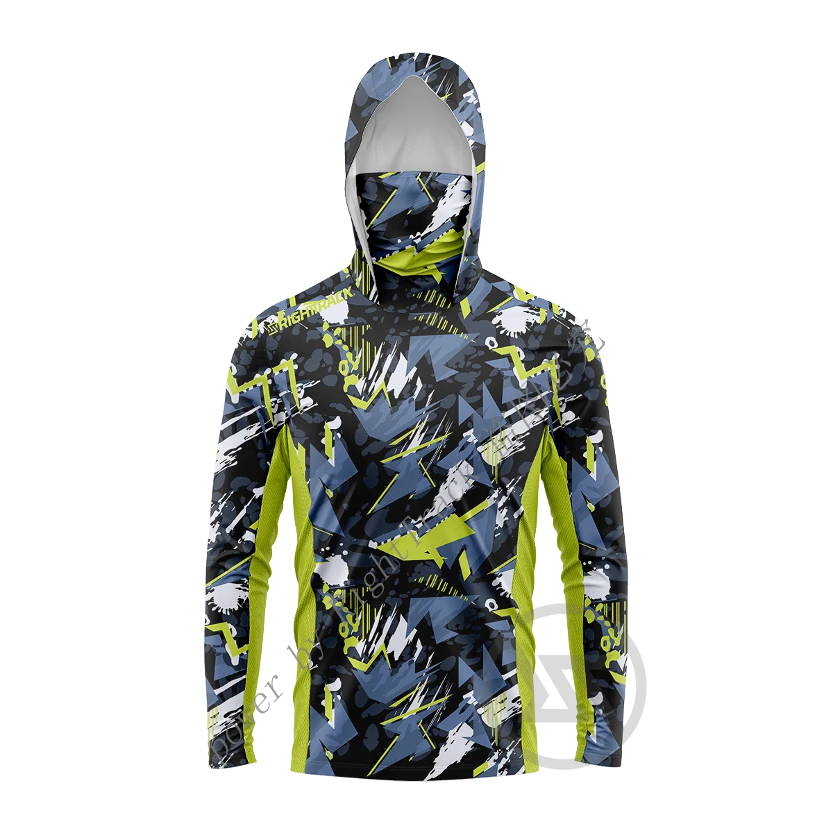 Men's Hooded Fishing Jersey — Long Sleeve, UPF UV Protection