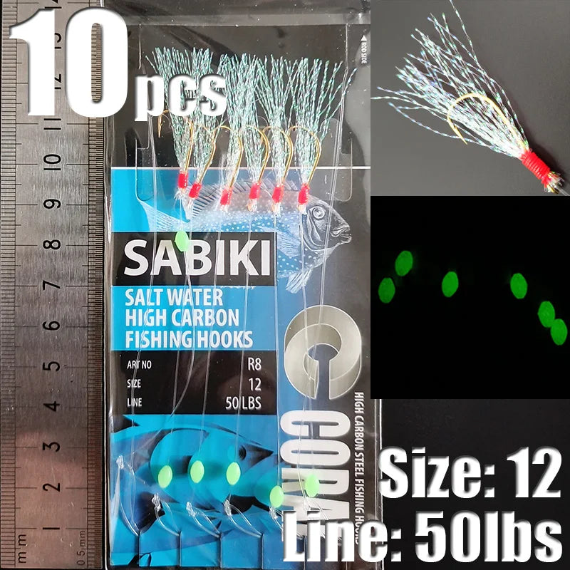 Lunker Sabiki Rigs 10 packs