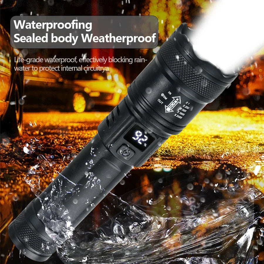 High Strong Power Led Flashlights 2000 Lumens