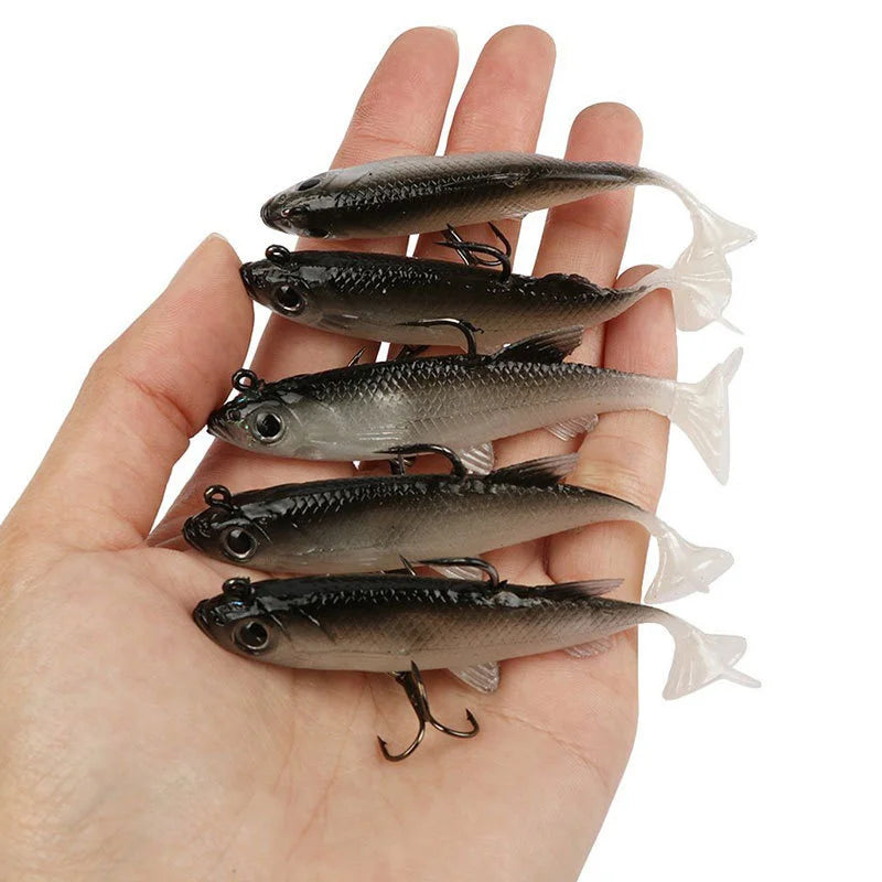 5pcs Kit Fishing Lure Soft Lure