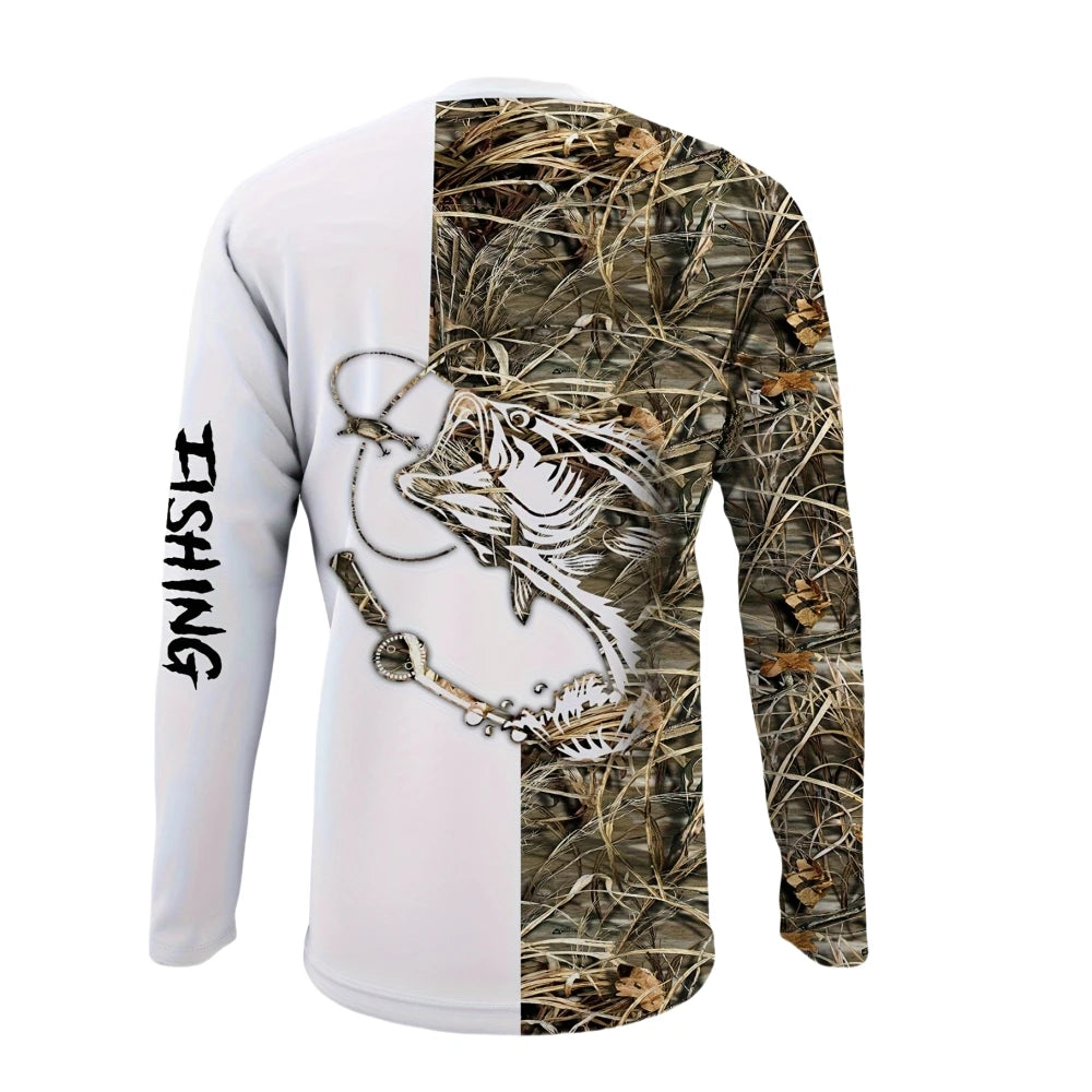 Fishing Shirt Men's T-Shirts Long Sleeve