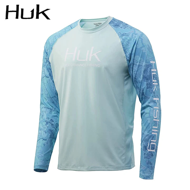 Fishing Shirts Men Long Sleeve Crewneck Sweatshirt Outdoor Uv Protection Breathable Fishing Clothing Camisa Pesca