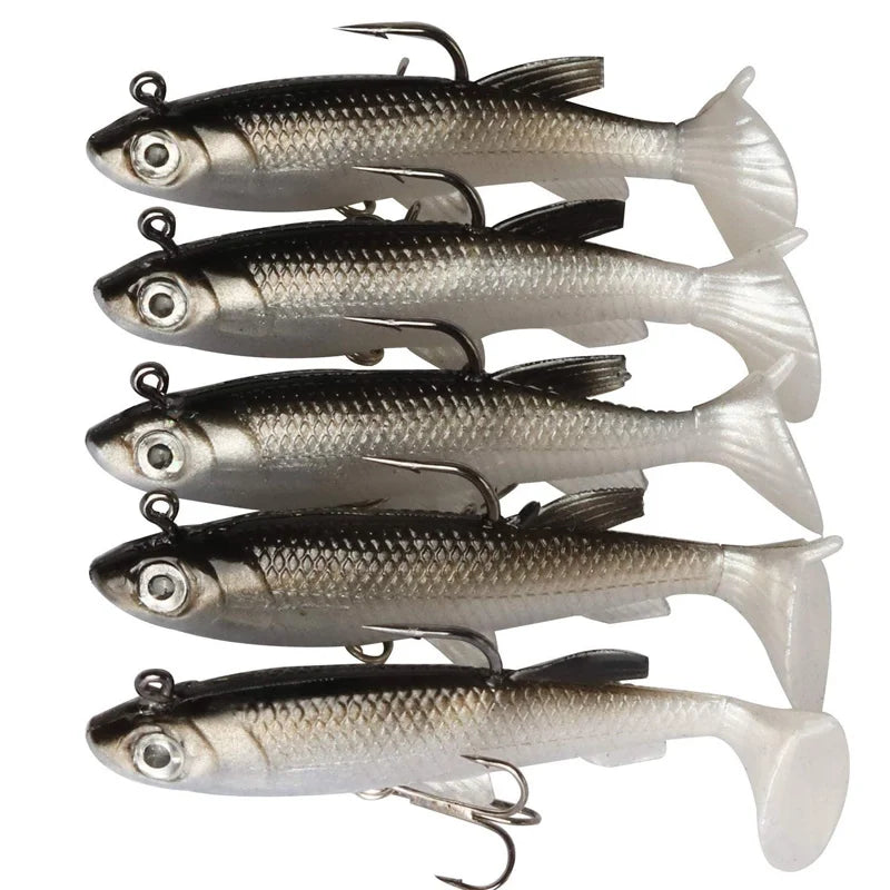 5pcs Kit Fishing Lure Soft Lure