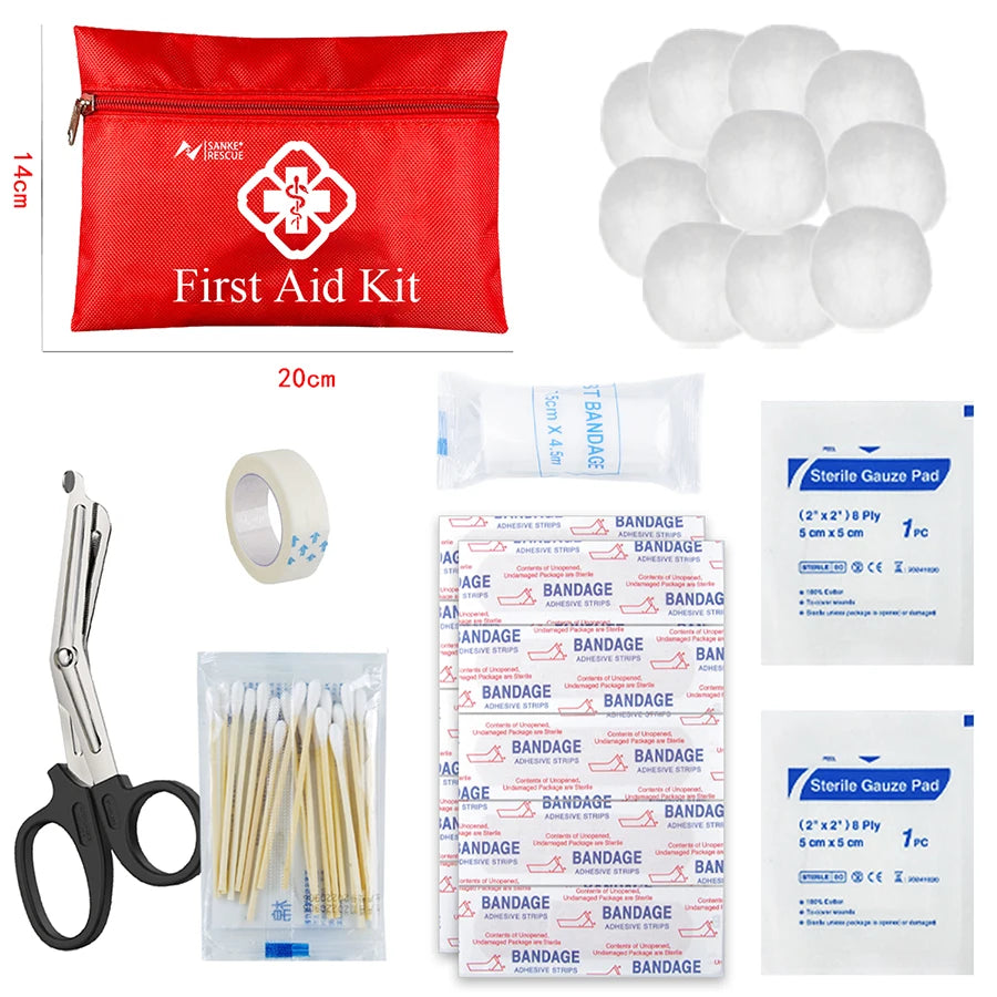 First Aid Kit 26-401 Piece All-Purpose Tactical  Emergency Kit