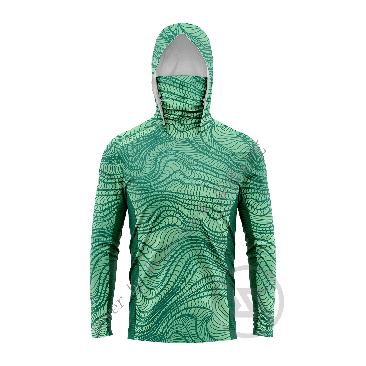 Men's Hooded Fishing Jersey — Long Sleeve, UPF UV Protection