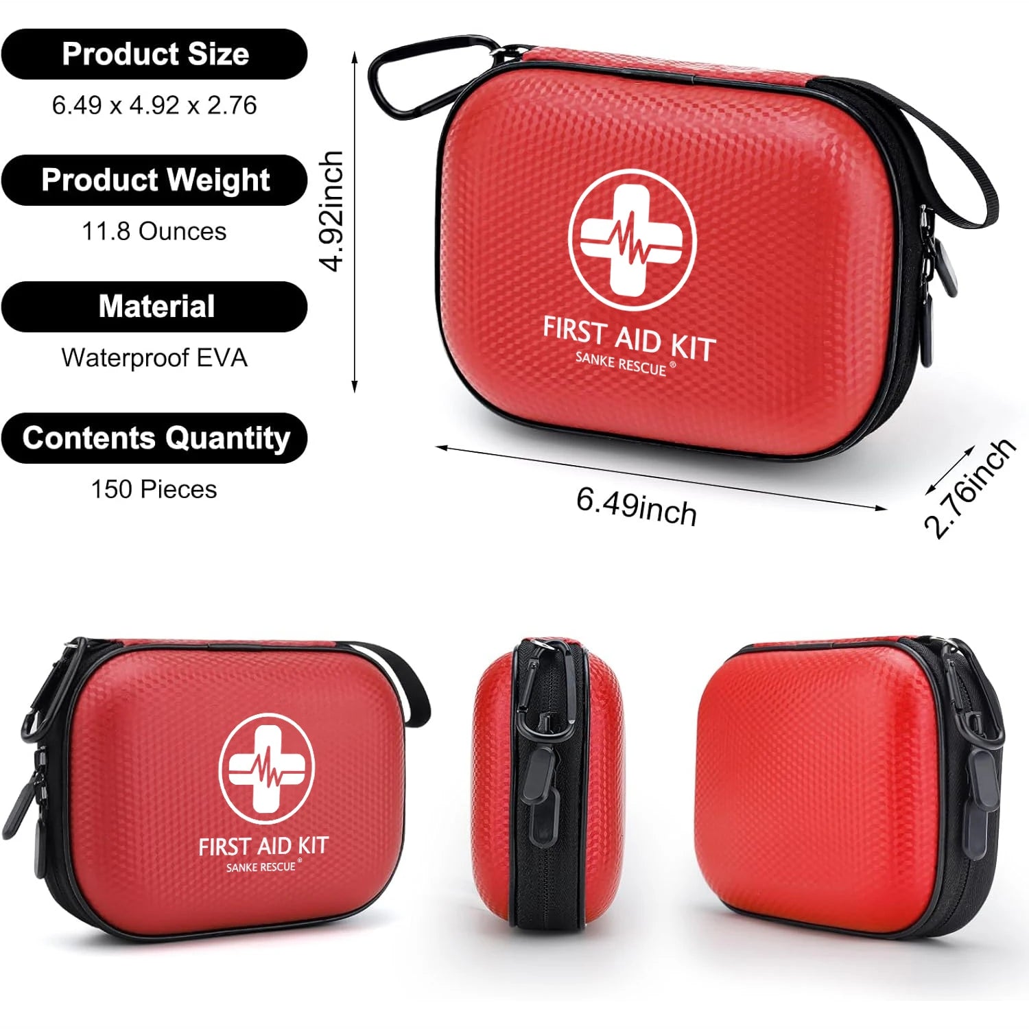 150 Piece Mini First Aid Kit