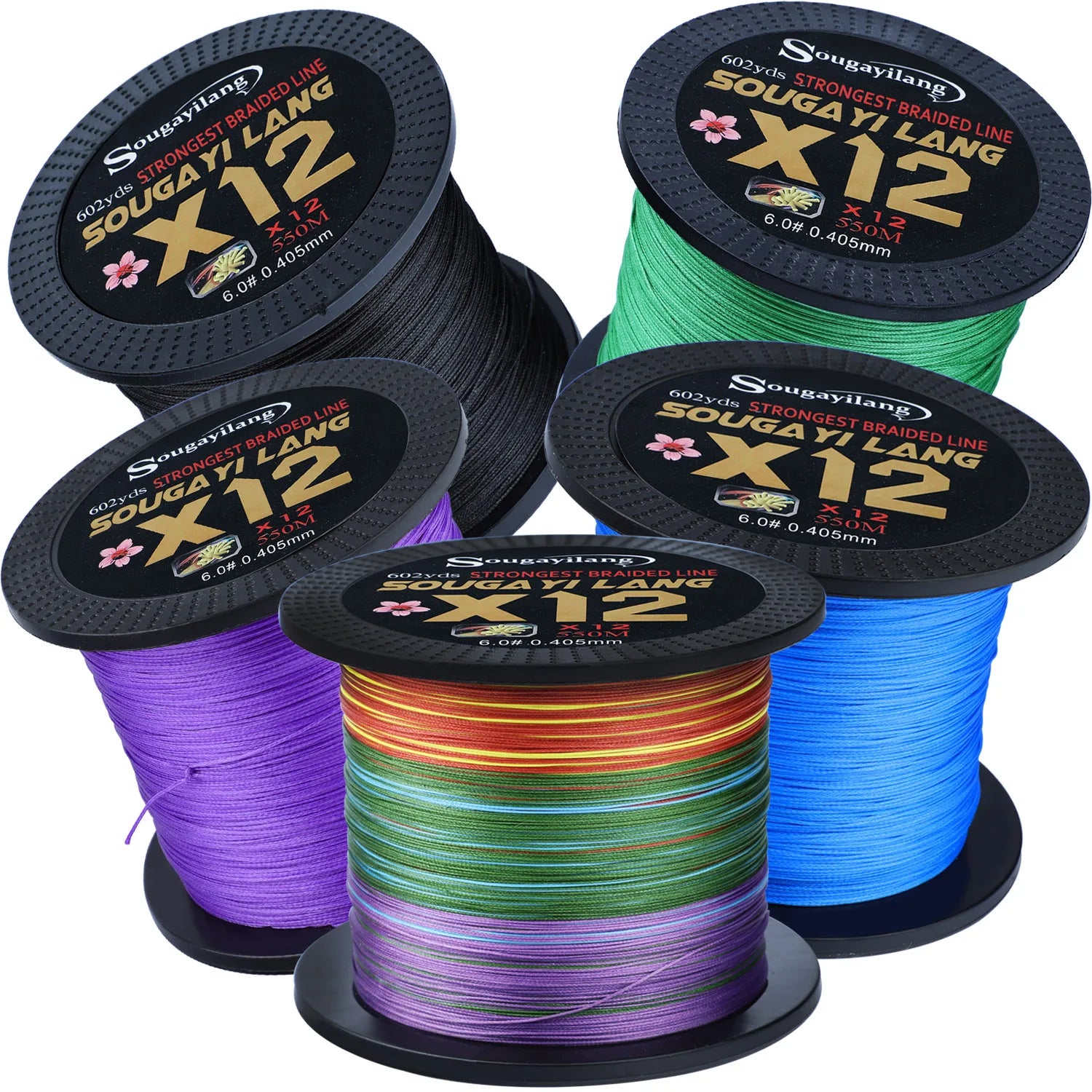 Sougayilang X12 12-strand Braided Fishing Line