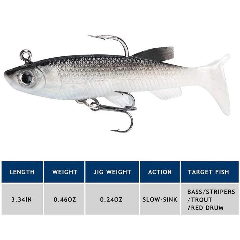 5pcs Kit Fishing Lure Soft Lure