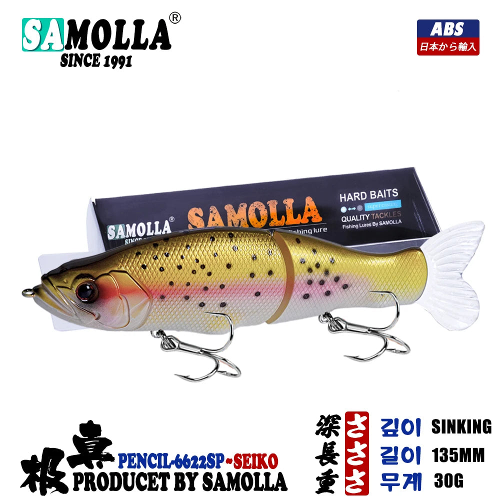 SwimBaits Fishing Lures Whopper  Slow Sinking Vibration Soft Tail or Pike And Bass Hard Baits  Isca Artificiall Accessories