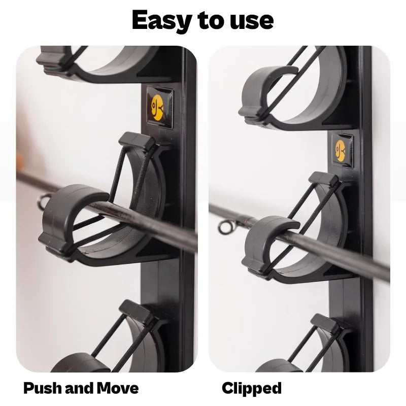 Wall/Ceiling Mount Fishing Rod Holder