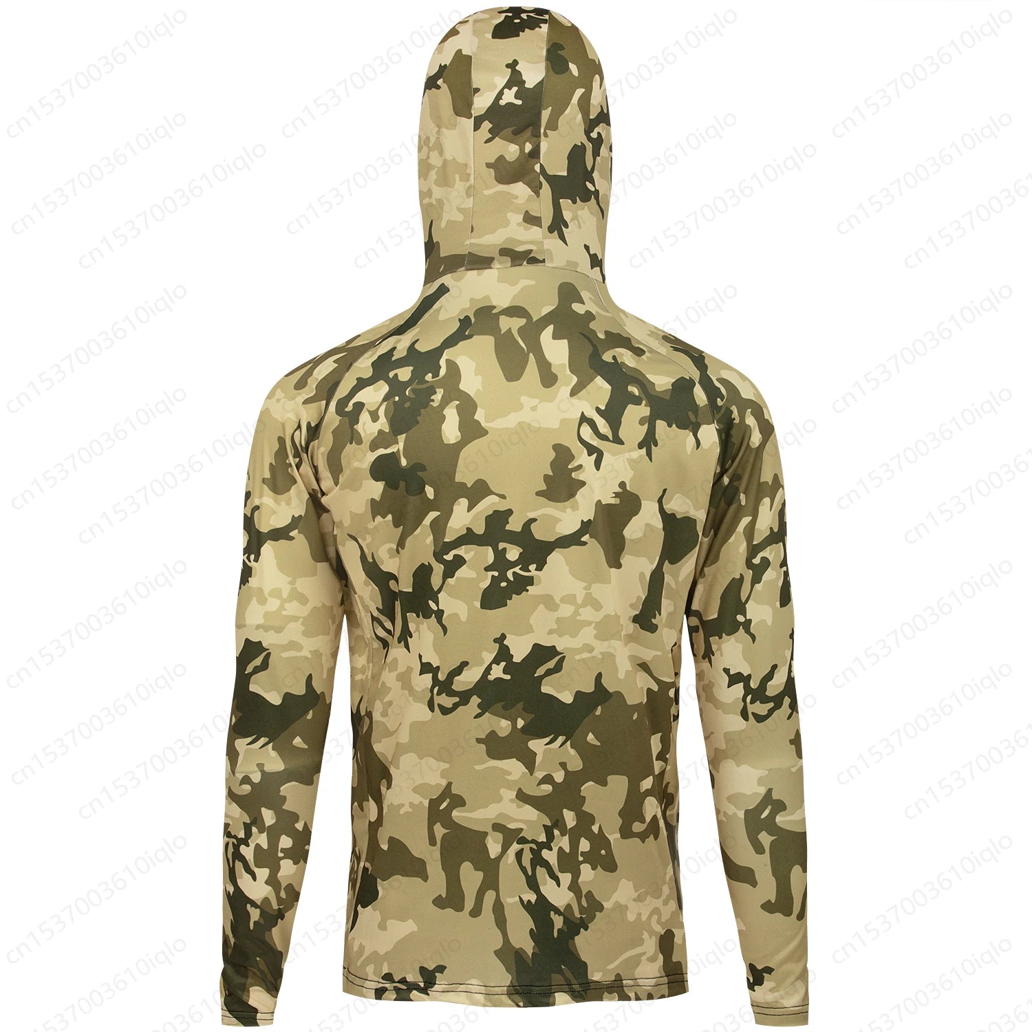 HUK Summer Fishing Shirts Men Long Sleeve Hooded Fishing Wear