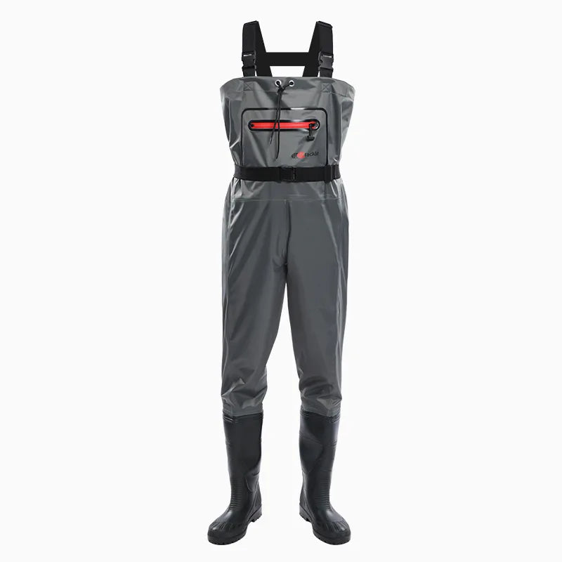 Waterproof Fishing Waders Pants With Boots Suit Men Women Thicken Lightweight Hunting Wading Chest-length Overalls Rain Pants