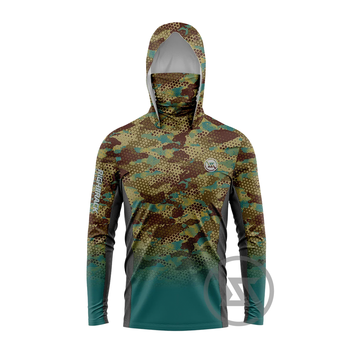 Men's Hooded Fishing Jersey — Long Sleeve, UPF UV Protection