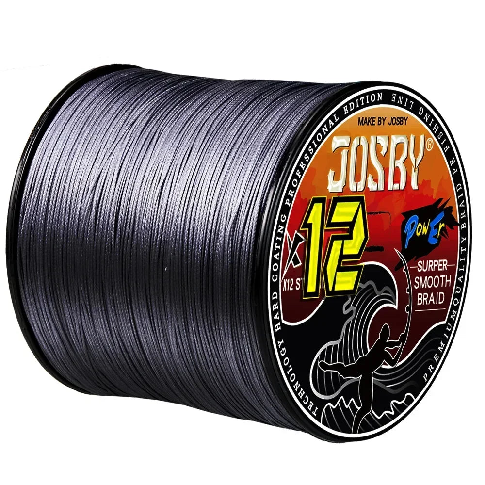 JOSBY X12 12-strand Braided Fishing Line