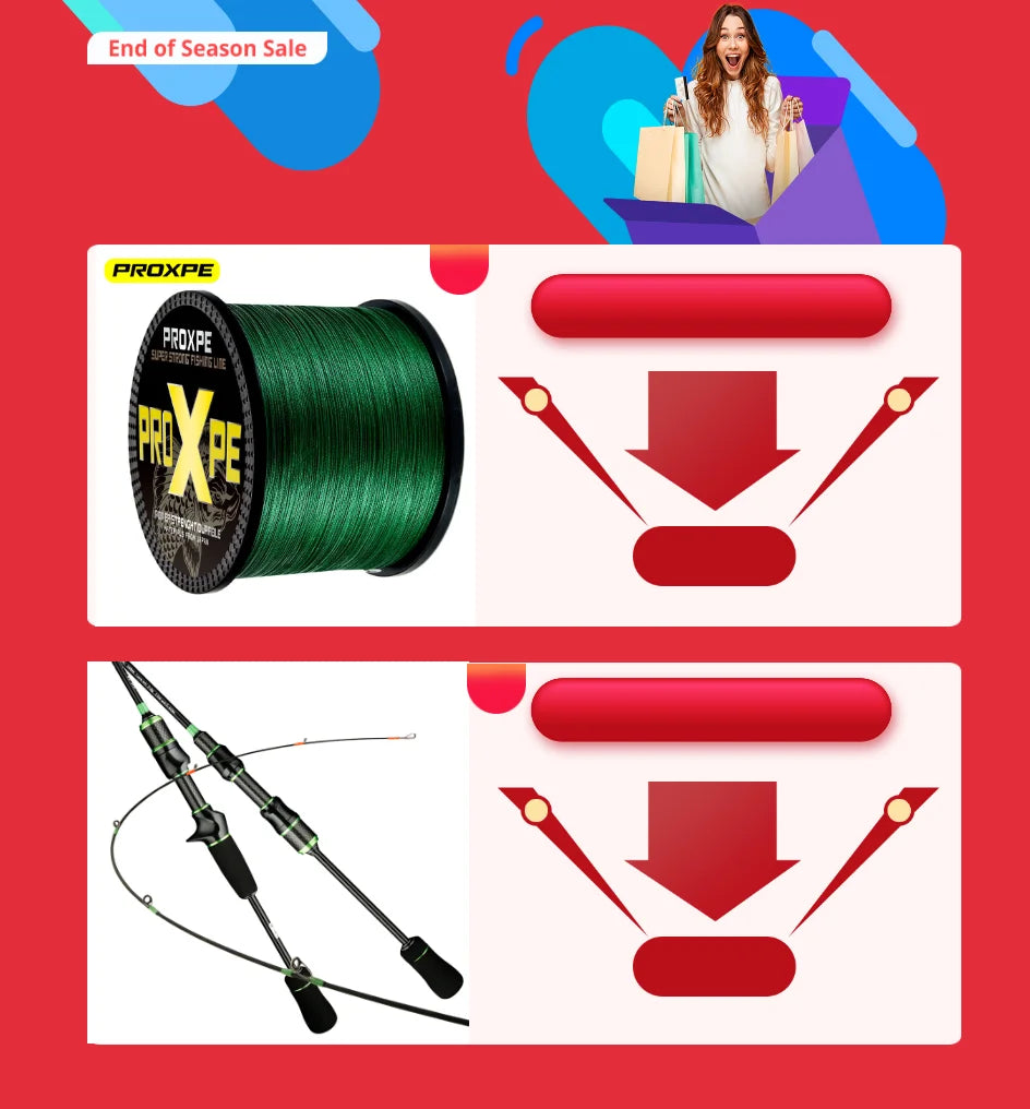 PROXPE Braided Fishing Line