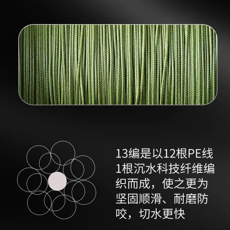 12-strand PE Braided Fishing Line