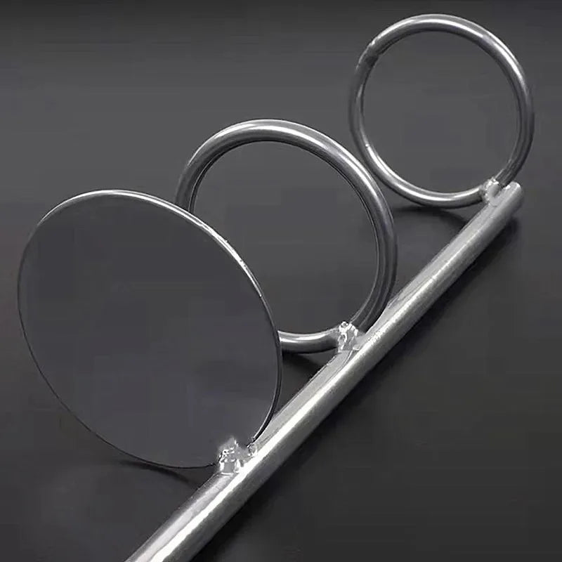 Double Rings Single Fork Fishing Rod Holder Bank Fishing Ground Rod Bracket Outdoor Fishing Tool