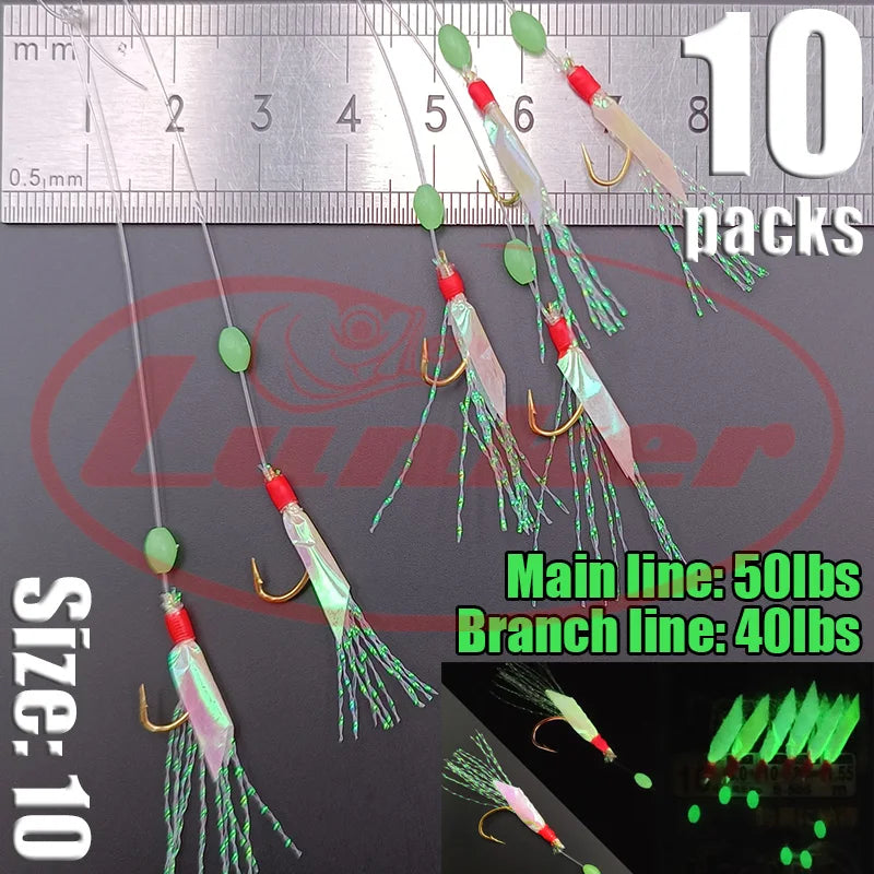 Lunker Sabiki Rigs 10 packs