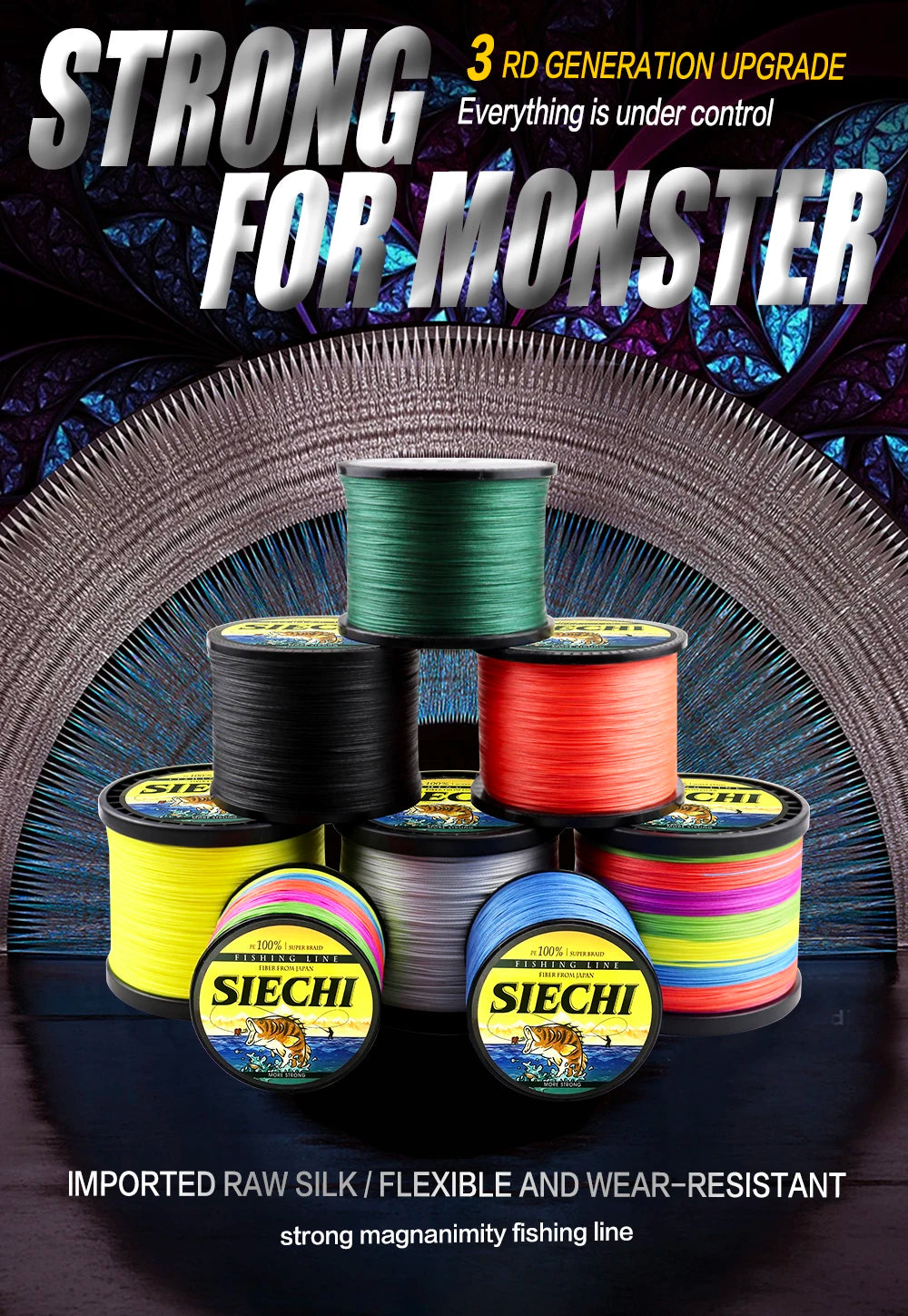 12 Strands Braided Fishing Line