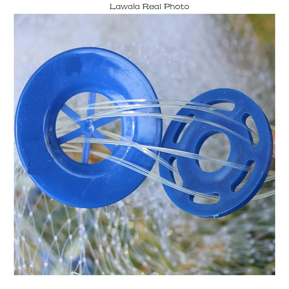 Lawaia Fishing Net Fly Catch Casting Net American Hand Casting Net Have Sinkers Sports Hand Throw Network Diameter 1.8m-7.2m