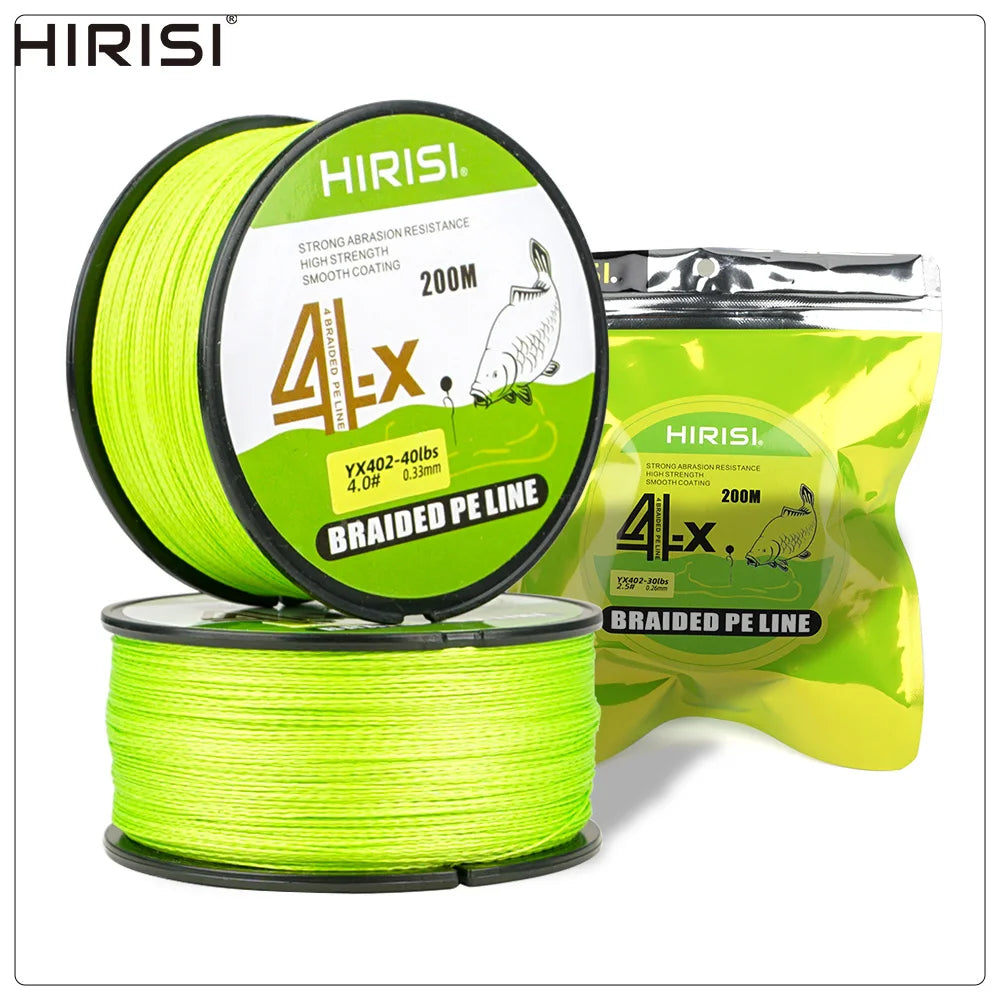 Hirisi 4 Strands 200M PE Braided Fishing Line