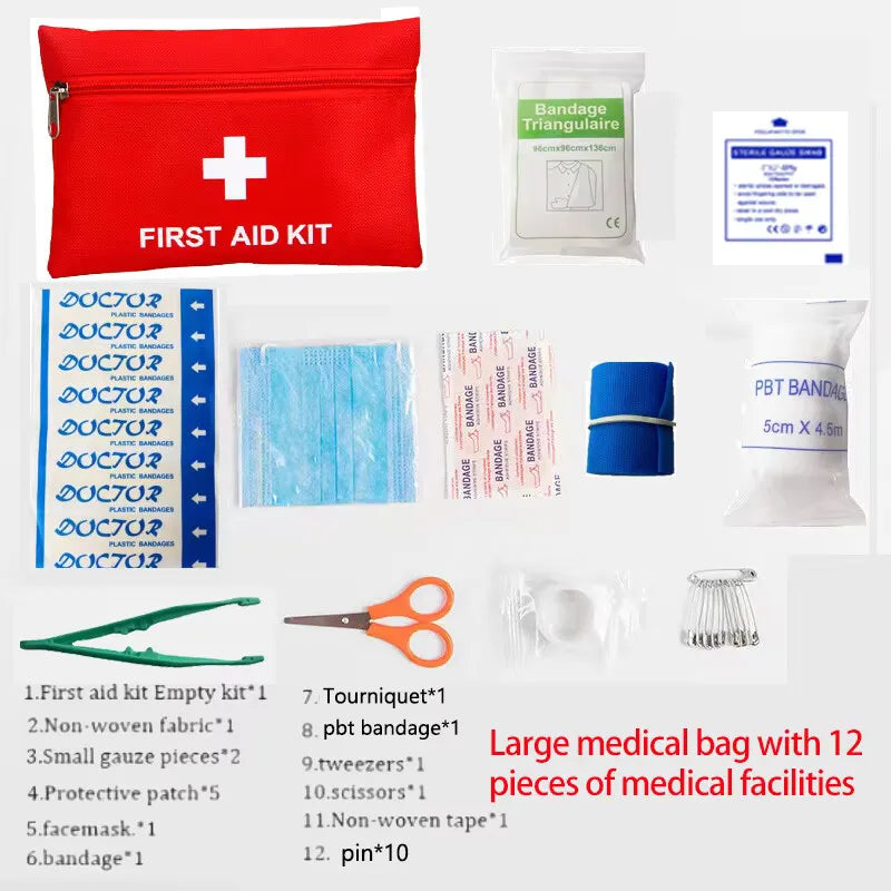 22 Piece Advanced First Aid Kit