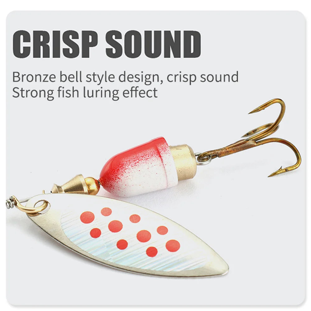 5pcs Fishing Lure Spinner Bait